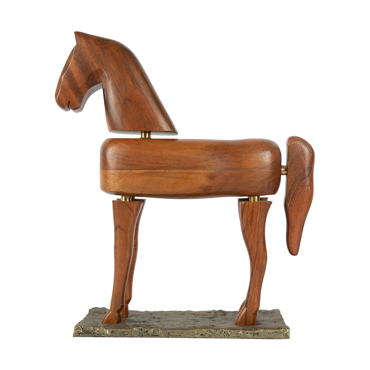Bronco Wooden Sculpture